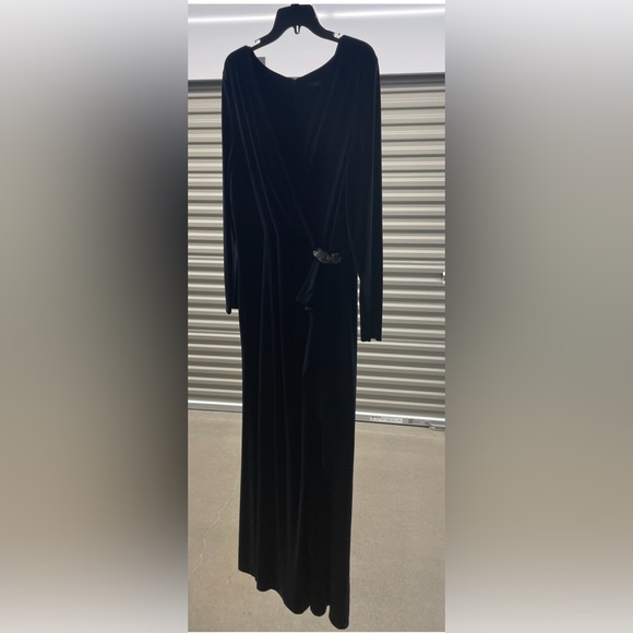 Lauren Ralph Lauren- Ruffle Trim Jersey Dress Size 18, {NWT} - Picture 7 of 8